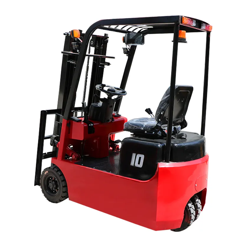 2024 New Machine Mini Electric Forklift 1ton 1000kg 3m 4m 5m Warehouse Logistics Vehicle Large-Capacity Electric Forklift