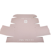 Hersteller Luxus-Hochzeitsgeschenkverpackung Beige-Rosa Caja Misteriosa Papier-Schuhverpackung Versandkarton PR-Werbung Versandboxen