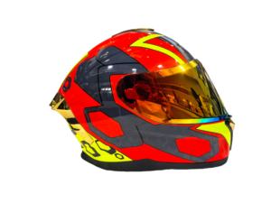 CL-Casco de Motocicleta de Cara Completa para Adulto, Visera Transparente, Acabado en Negro Mate, Aletas Reemplazables, Construcción ABS, Aprobado por el DOT, Nuevo, 2017 - Product Image 2