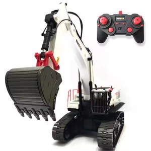HUINA 1594 excavadora para adultos escala 1:14 excavadora <span class=keywords><strong>profesional</strong></span> vehículo de construcción Hobby regalo Tractor Crawler <span class=keywords><strong>RC</strong></span> camión de juguete - Product Image 1