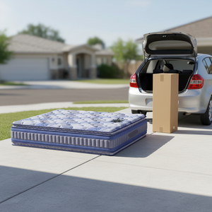 Colchón Ortopédico de Espuma Viscoelástica de 14 Pulgadas con Diseño de Doble Capa Superior, Compresión al Vacío, 5 Zonas de Resorte Ensacado, para Uso Hotelero - Product Image 2