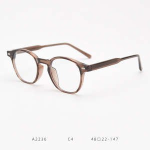 Monture <span class=keywords><strong>de</strong></span> lunettes carrée en acétate 2026 pour hommes, lunettes optiques transparentes grises pour femmes, verres clairs, TR90, haute qualité, style coréen - Product Image 5