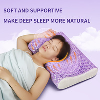 Cou ami violet TPE Air oreiller cou oreiller sommeil spécifique respirant ménage doux doux adulte cou oreiller noyau