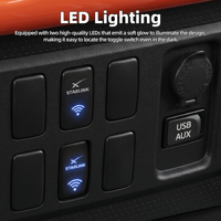 Interruptor de encendido/apagado de 12V con botón LED, 4 polos, para el tablero, con cables de conexión para Starlink Mini Gen1 Gen2 Gen3
