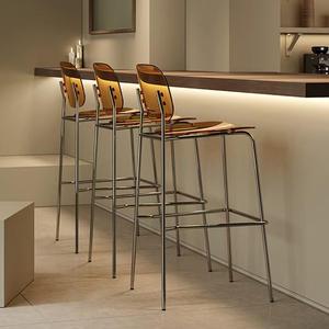 Jodhpur Industrial Minimalist Aluminium Bar Counter <b>Chairs</b>-Durable <b>Stackable</b> Adjustable for Kitchen <b>Dining</b> Outdoor Use - Product Image 2