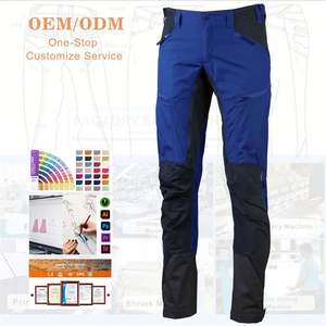 OEM Pantalons de travail décontractés en toile imperméable pour hommes Coupe-vent avec motif droit tactique multi-poches pour l'escalade-Vente de gros - Product Image 1