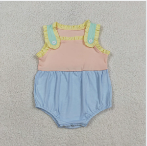 Romper de Algodón Colorido de Verano para Niña Pequeña SR3772 - Product Image 4