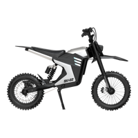 Moto électrique tout-terrain pour adultes 1500W à moteur central 48V 27Ah, roues F14 R12 pouces, 60km/h, autonomie 40km, cyclomoteur électrique, vente en gros