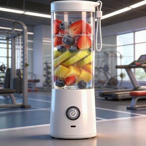 Licuadora Portátil Eléctrica a Batería para Picar Hielo, 450 ml, Libre de BPA, Resistente, USB, a Prueba de Fugas, Modo Turbo, con un Solo Clic, para Auto/RV - Product Image 3