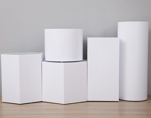 Tùy Chỉnh Đám Cưới Quần Áo Trang Sức Túi Trang Trí Đứng Tầng Hiển Thị Xi Lanh Plinth Vòng Acrylic Xi Lanh Hiển Thị Là Viết Tắt Của Chương Trình - Product Image 5