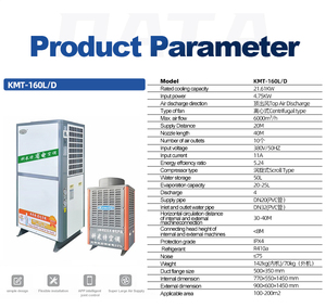 <span class=keywords><strong>Refroidisseur</strong></span> d'air évaporatif à eau Kemite avec compresseur scroll et pompe, unité de climatisation industrielle à économie d'énergie - Product Image 4