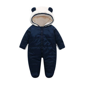 OEM <strong>Winter</strong> Fleece <strong>Baby</strong> Rompers Warm Thick Overalls For Newborn Toddler Infant Zipper Closure Polyester Printing <strong>Baby</strong> Rompers - Product Image 6