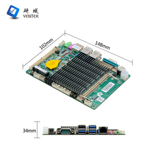 Carte mère industrielle Yentek Mini ITX J1900 J1800 DDR3 monocanal SATA VGA2EDP avec carte réseau intégrée - Product Image 1
