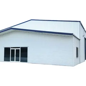 Metal steel structure frame building prefabricated indoor horse riding arena barn corrugated shed house hall building