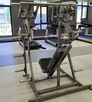 Machine de musculation professionnelle de haute qualité à charge par disques pour presse épaules isocylindrique, équipement de fitness multi-gym