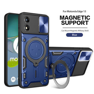 Funda Nueva 2023 para Motorola Edge 40 <span class=keywords><strong>Pro</strong></span>/Edge Plus 2023/X40 con Protección de Lente, Ventana Deslizante, Anillo Metálico y Soporte Magnético - Product Image 3