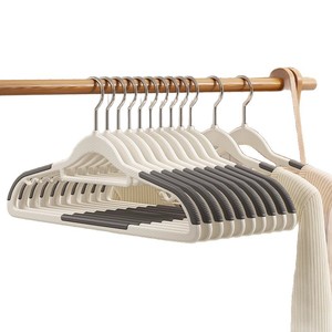 Plastic Clothes Hanger Non Slip Rectangle Shape Hook Type For Adults And Children Storage Drying Rack - Product Image 1