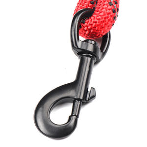 Correa de lujo para perros de alta resistencia, nailon reflectante grueso cómodo con asas dobles, acolchado de tráfico, dos dobles para entrenamiento - Product Image 5