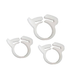 Clips <span class=keywords><strong>de</strong></span> Fijación para Mangueras <span class=keywords><strong>de</strong></span> Riego <span class=keywords><strong>de</strong></span> Jardín, Métricos, DN16 DN17 DN20 DN25, <span class=keywords><strong>Abrazaderas</strong></span> <span class=keywords><strong>de</strong></span> Plástico Blancas Yongsheng - Product Image 3