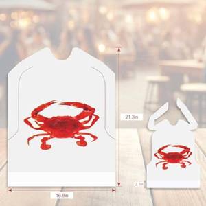 Delantal Desechable de HDPE para Mariscos de Guangzhou a Precio Económico, Delantal Impermeable de Plástico para Adultos, Babero para Restaurante - Product Image 2