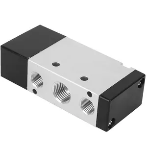 Pneumatic control directional valve with 3 way 5 position 3A210-08 air driven 1/4" without solenoid single head