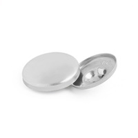 Boutons en métal aluminium à tige, prix de gros, coquilles vierges, boutons recouverts de tissu pour meubles, canapé, rembourrage