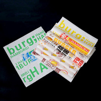 Emballage sulfurisé en papier ciré de qualité alimentaire pour sandwich fast-food