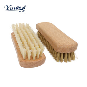 Yinste Wooden Pig Hair <b>Shoe</b> <b>Brush</b> For Cleaning Polishing <b>Shoes</b> With Soft Bristles - Product Image 2
