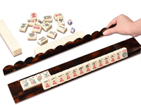Support de rangement pour Mahjong en acrylique de luxe, pliable et portable, motif écaille de tortue, livraison en 3 à 7 jours depuis les États-Unis