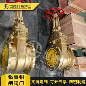 Vanne à boisseau souple en bronze nickel-aluminium American Standard C95800 Z45X-16T, vanne en acier inoxydable duplex C95500 - Product Image 5