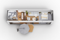 Hotel Capsula Spaziale di Lusso, Casa Prefabbricata per Esterni, Villa Resort Moderna, Mini Casa per Turismo e Glamping