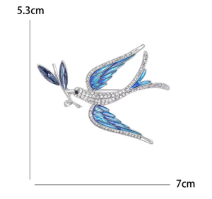 Broches de Aleación con Baño de Oro, Joyería Femenina de Lujo Ligero y Duradera para Regalos de Boda y Fiestas - Product Image 6