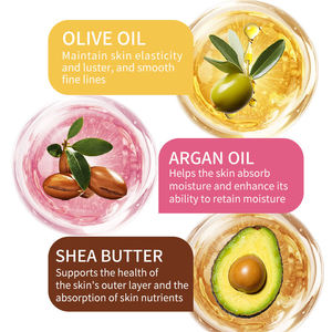 Gommage corporel crémeux à l'avocat, au curcuma et à l'aloe vera, exfoliant en profondeur, hydratant, éclaircissant, soin de la peau pour une peau douce et lisse - Product Image 4