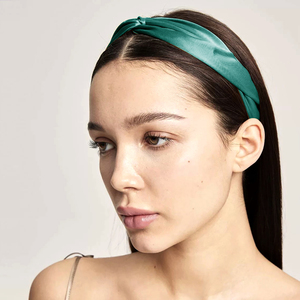 Nuevos accesorios para el cabello para mujer, diadema de seda de morera 100%, envoltura elástica para el cabello - Product Image 6