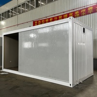 Maison préfabriquée de haute qualité fabriquée en Chine, conteneur plat, remorque toilettes