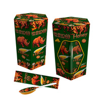 Boîte de présentation en carton imprimée en couleur, présentoir de comptoir personnalisé en papier pour capsules en acier dur, échantillons de cartes en papier offerts