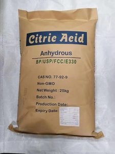 Aditivo Alimentario Ácido Cítrico E330 Anhidro/Monohidrato para Jugos y Alimentos Enlatados - Product Image 1