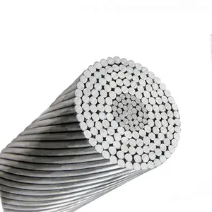 High conductivity aluminum conductor steel reinforced for electric transmission