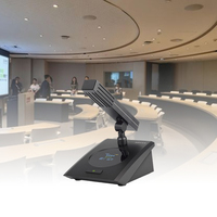Sistema di Conferenza Digitale Wireless, Microfono Wireless Multicanale Professionale di Alta Qualità