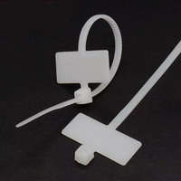 Attaches de câble autobloquantes en nylon coloré 2,5x200, étiquette d'identification pour câble, marqueur pour gestion des câbles réseau
