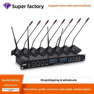 ไมโครโฟนไร้สาย UHF สำหรับการประชุม XTUGA <span class=keywords><strong>YT8</strong></span> พร้อมไมโครโฟนแบบคอห่านรูปหัวใจ ไมโครโฟนแบบมือถือ ไมโครโฟนแบบคาดเอว และไมโครโฟนแบบหนีบปกเสื้อ - Product Image 5