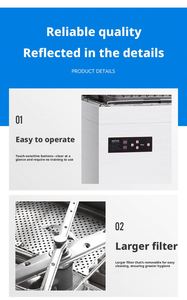 Lave-<span class=keywords><strong>vaisselle</strong></span> automatique de type capot pour restaurant avec conception modulaire, lave-<span class=keywords><strong>vaisselle</strong></span> commercial pour salle à manger - Product Image 2