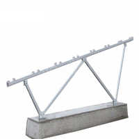 Structure de support pour panneaux solaires en aluminium, structure de montage solaire, système de support au sol