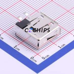 673298000 USB Connector Through hole Component (THT) Connector Type-A USB 2.0 Female Side Insert - Product Image 2