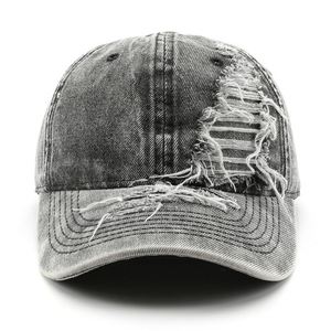 Gorra de Béisbol Unisex de 6 Paneles, Estilo Desgastado, con Bordado 3D en PVC, Ajustable, con Hebilla Dorada de Cobre, para las Cuatro Estaciones - Product Image 4