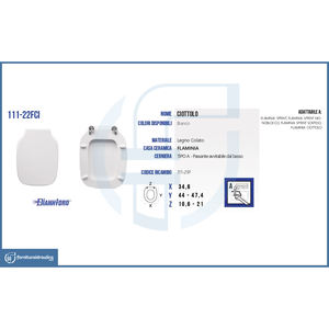 Couvercle de toilette moderne Flaminia Ciottolo en forme carrée, en bambou, bois, plastique PP, bidets électroniques UF pour la salle de bain à domicile - Product Image 3