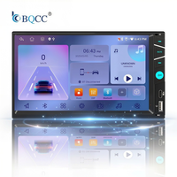 BQCC 2Din 7" Android 15 Lecteur Multimédia Automobile Octa Core avec Ventilateur de Refroidissement Radio Carplay GPS DSP WIFI 4G Autoradio Moniteur de Voiture Universel