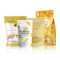 Sacs d'emballage alimentaire en plastique personnalisés avec logo, à fermeture éclair, en gros, imprimés, en Mylar, pour usine