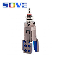 Pince de moulage robotisée à 3 mâchoires avec capteur, pince cylindrique pour moulage par injection, mini-fixation pneumatique ERG3