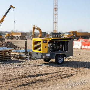 Atlas Copco XAHS400 XAVS450 XAHS450 Diesel Air Compressor 7-14bar 400-450cfm High Pressure Portable with Cummins Kubota Engine - Product Image 2